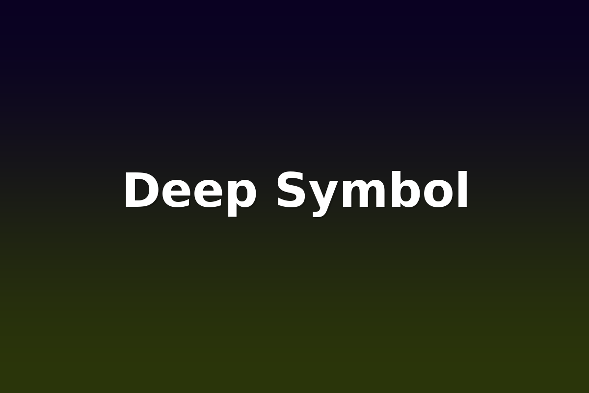 Deep Symbol