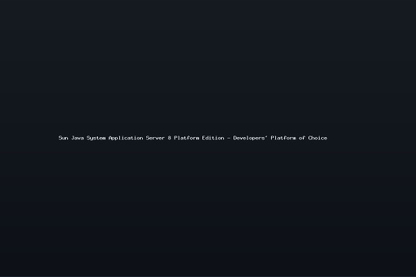 Sun Java System Application Server 8 Platform Edition - Developers Platform of Choice