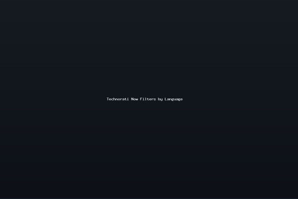Technorati Now Filters by Language