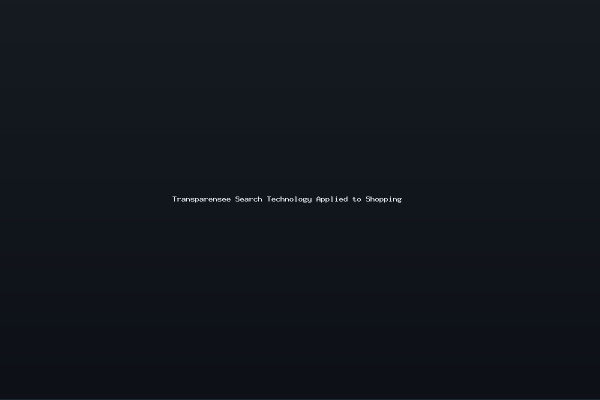 Transparensee Search Technology Applied to Shopping