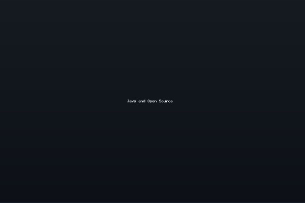Java and Open Source