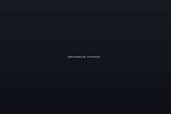 Cybersquatting Increasing