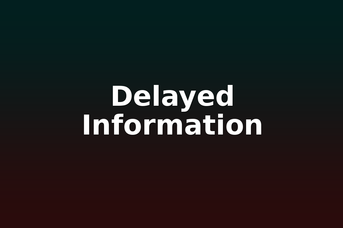 Delayed Information