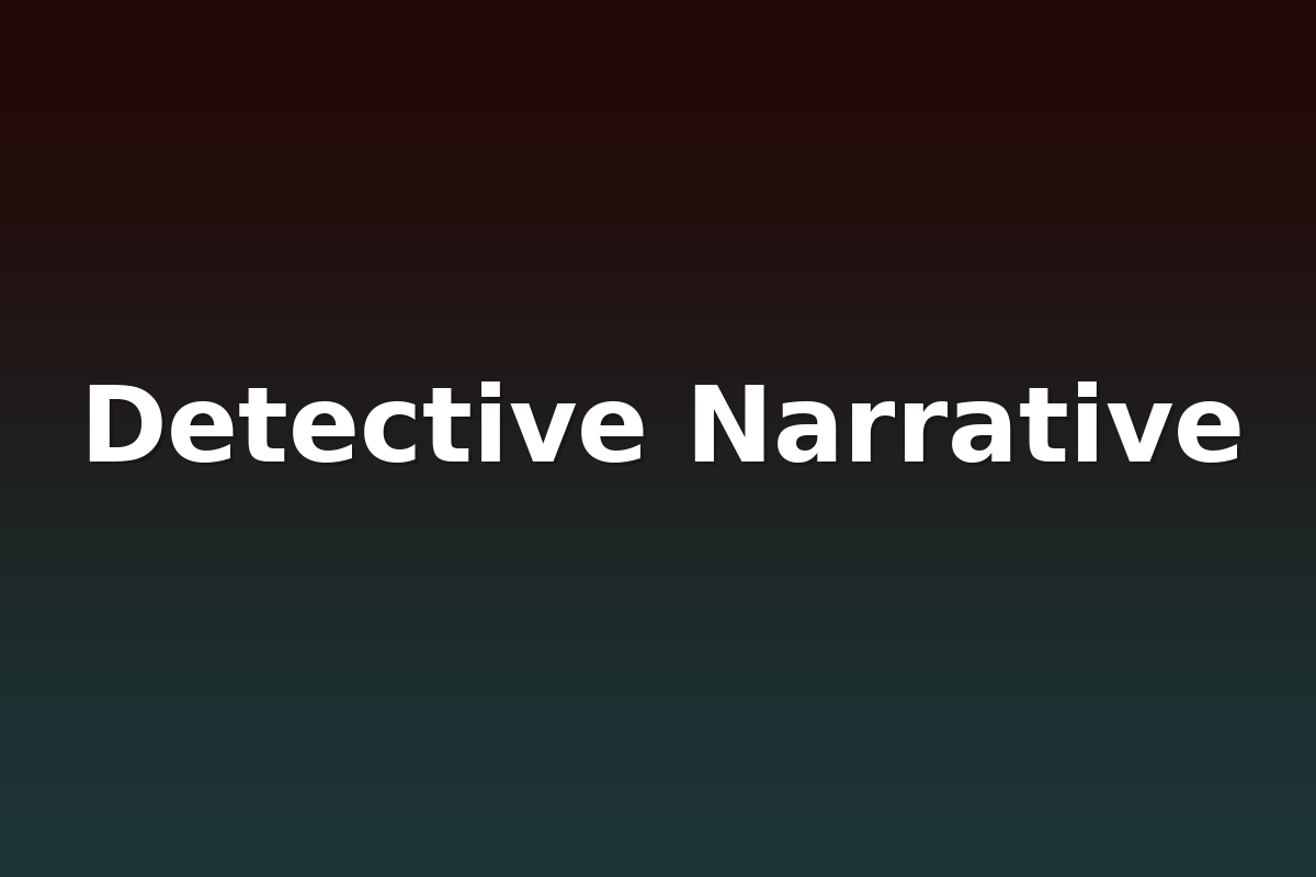 Detective Narrative