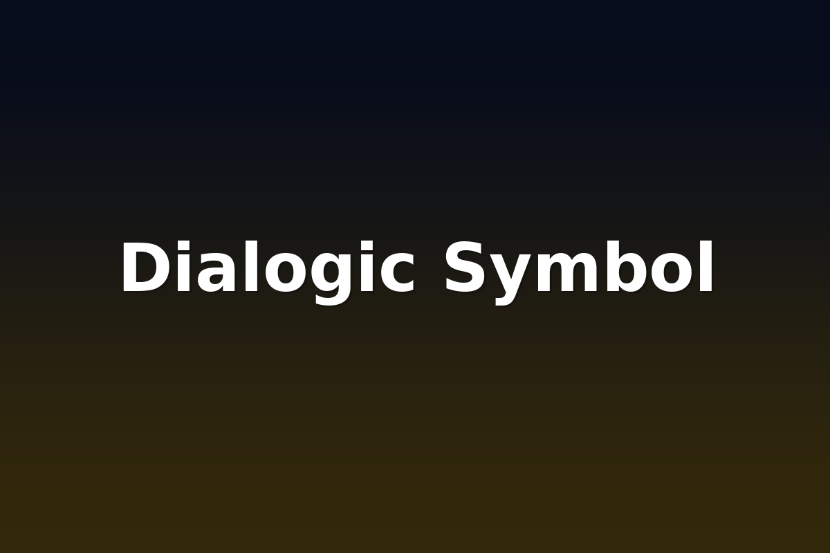 Dialogic Symbol