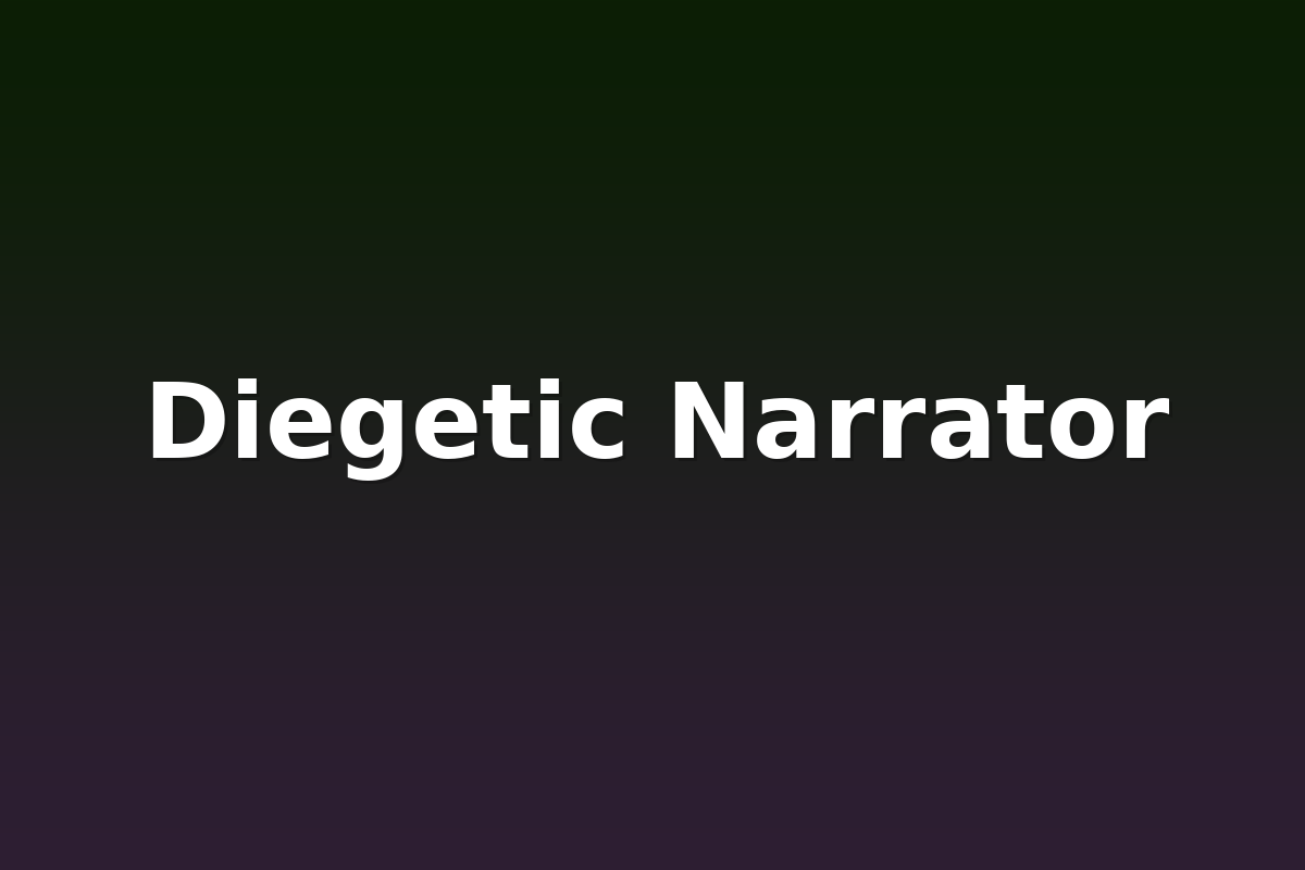 Diegetic Narrator