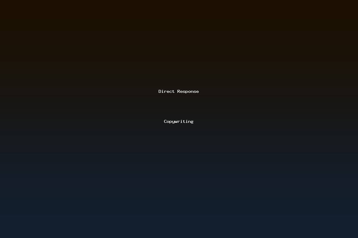 Direct Response Copywriting