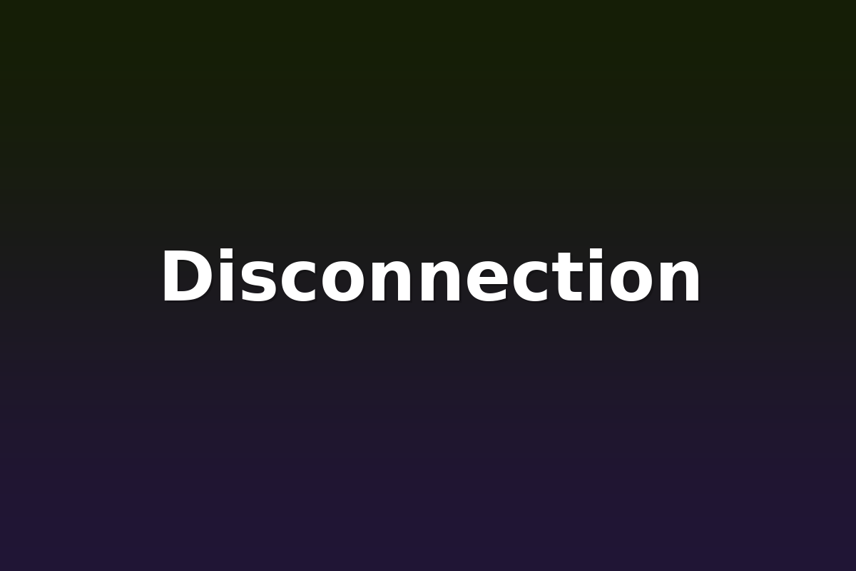 Disconnection