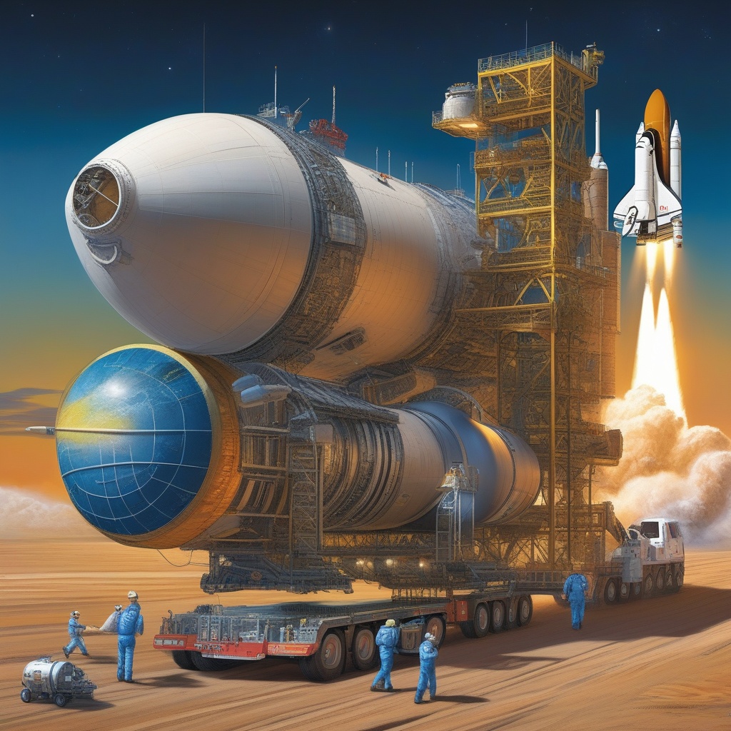 Discovery Transported To Launch Pad