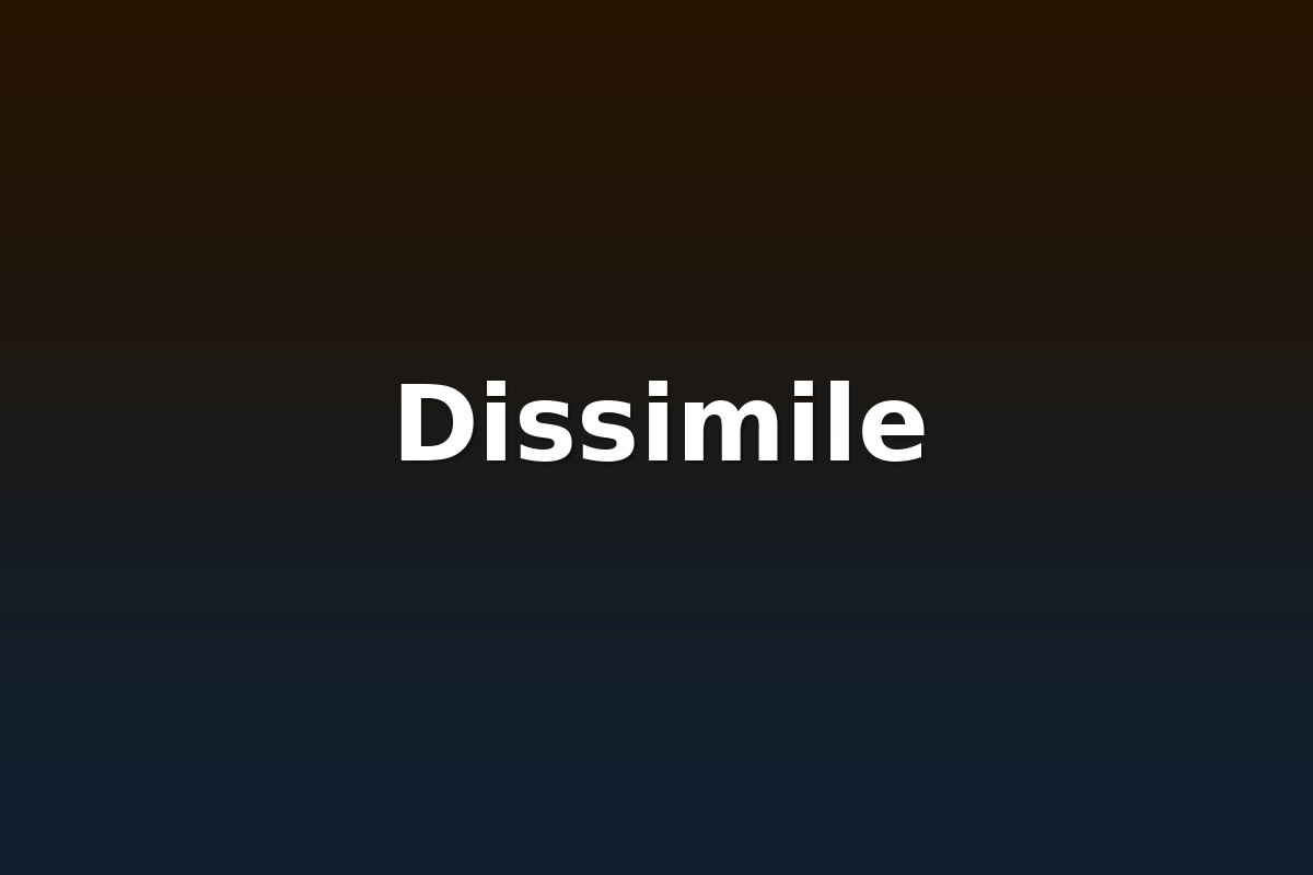 Dissimile