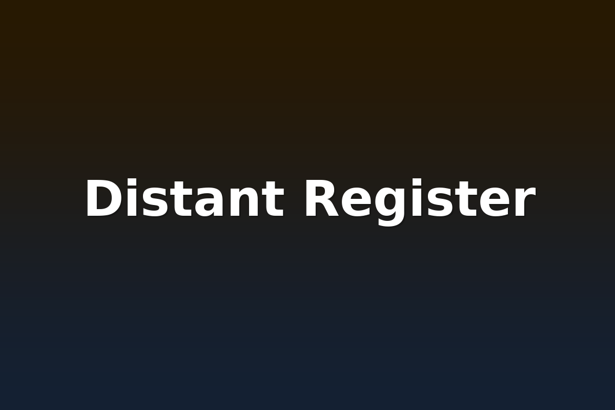 Distant Register