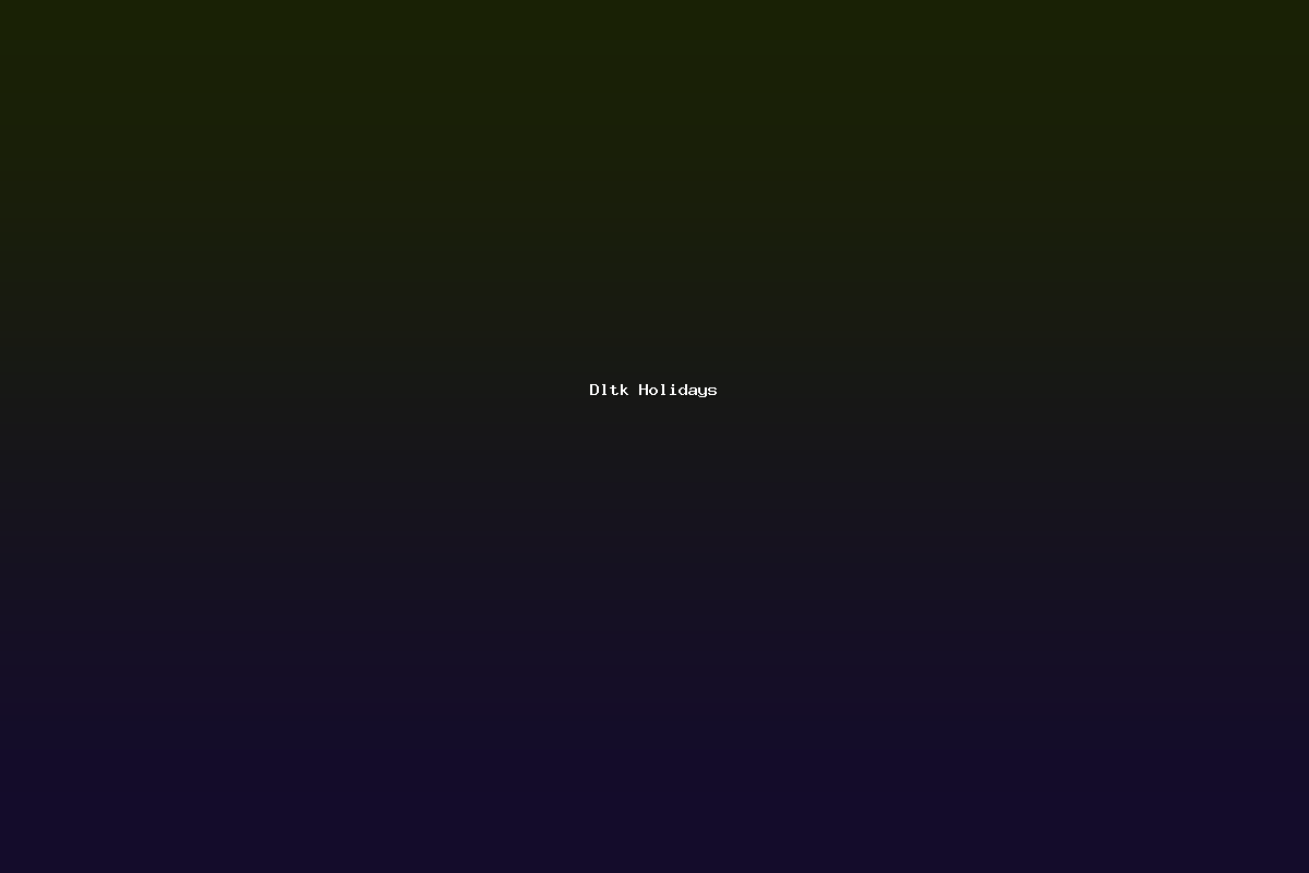 Dltk Holidays