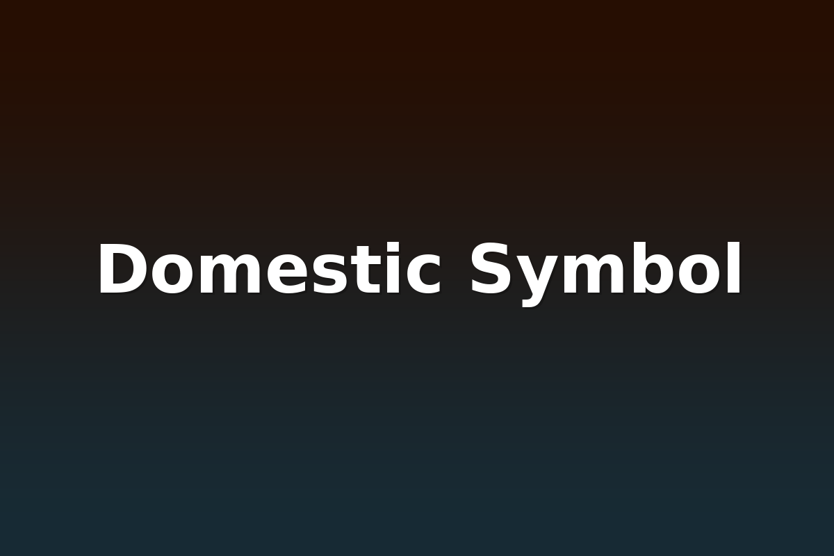 Domestic Symbol