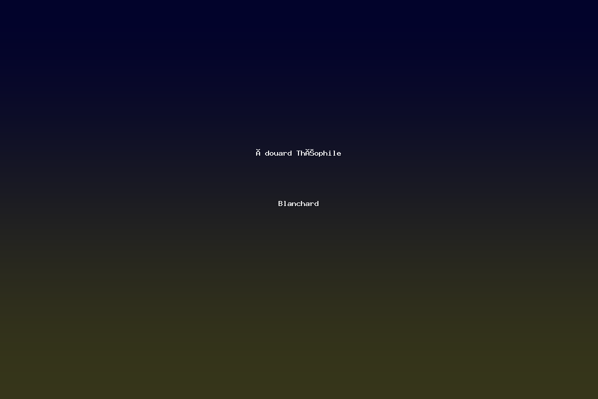 Édouard Théophile Blanchard