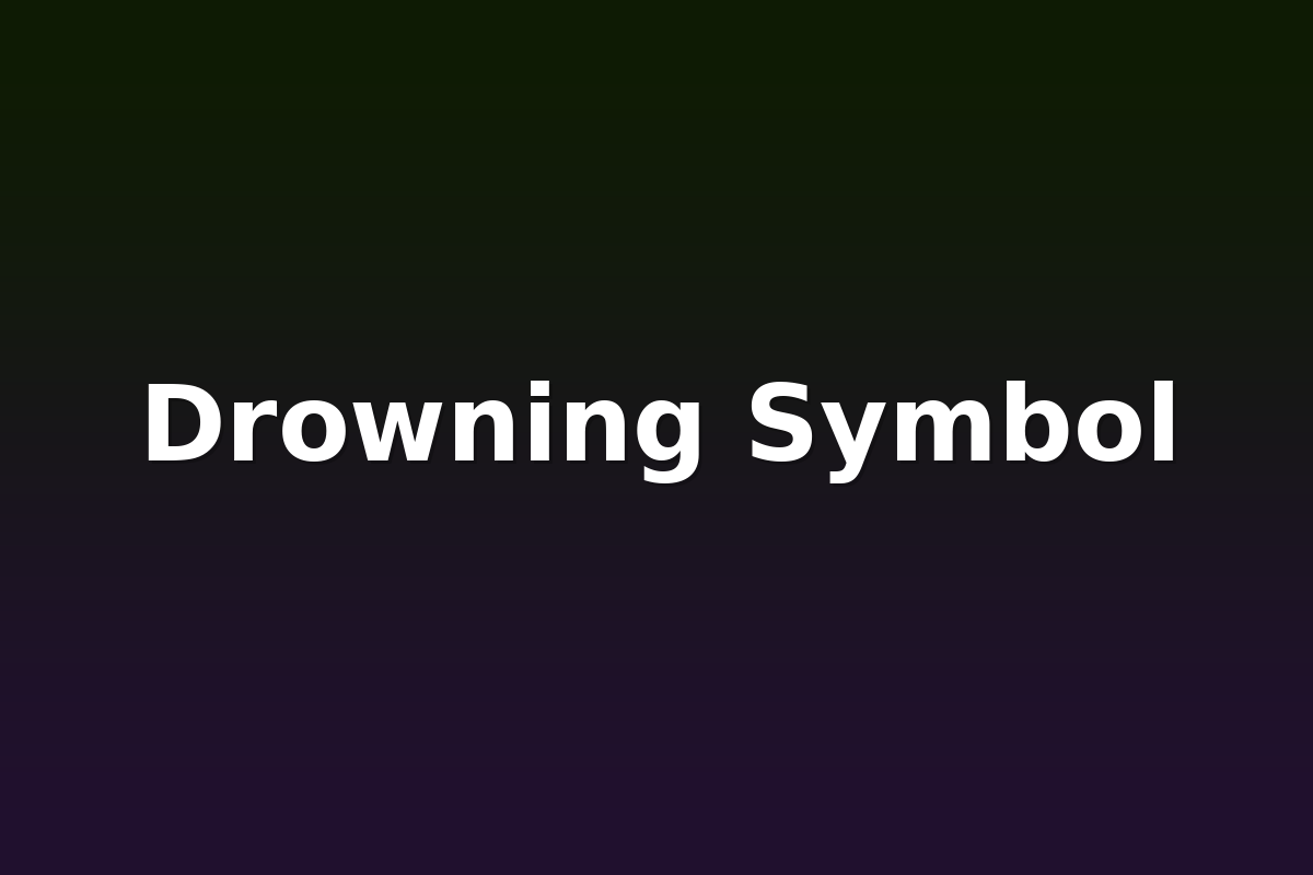 Drowning Symbol