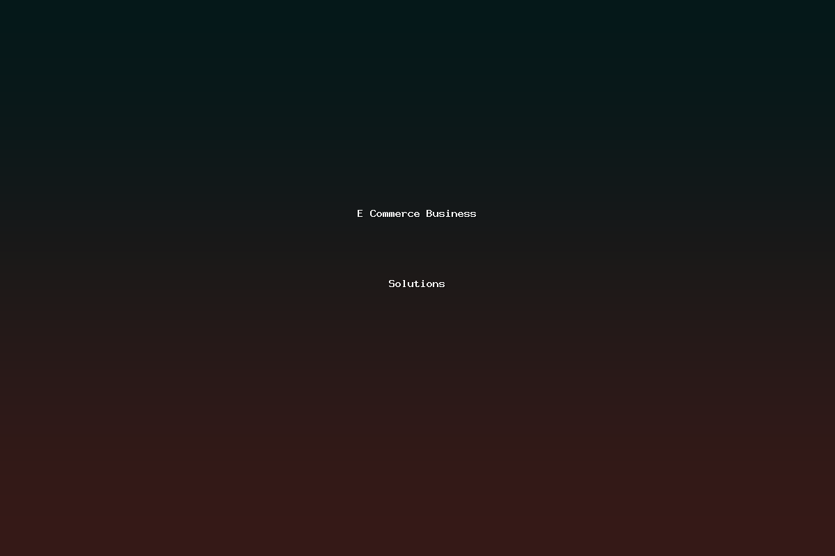 E Commerce Business Solutions