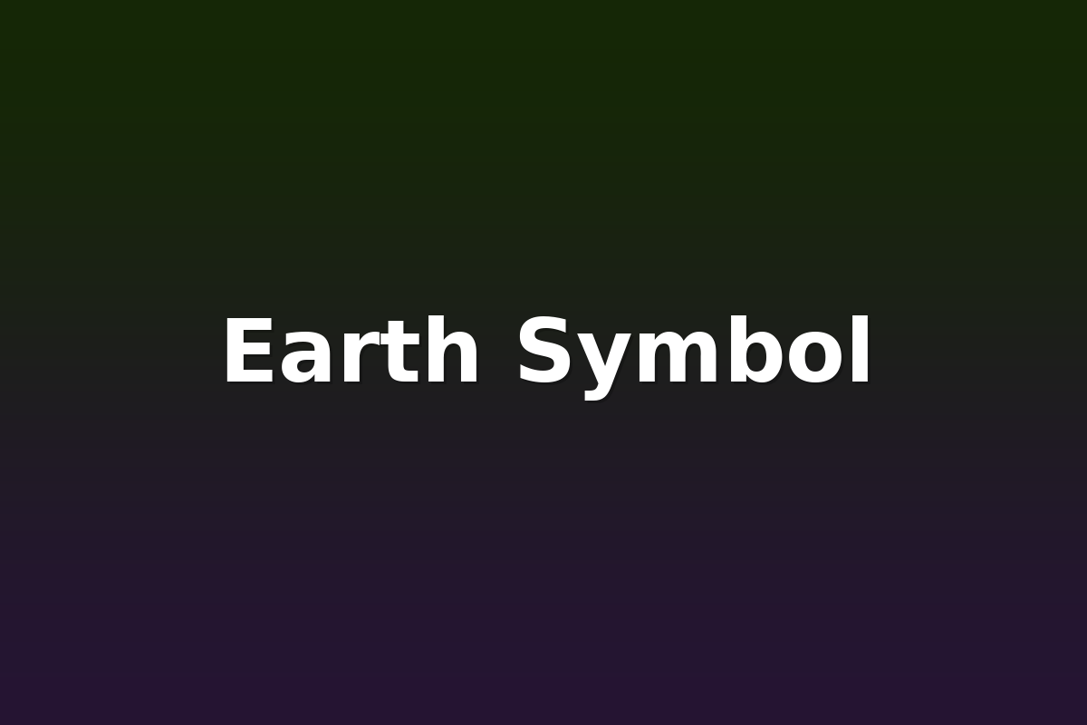 Earth Symbol