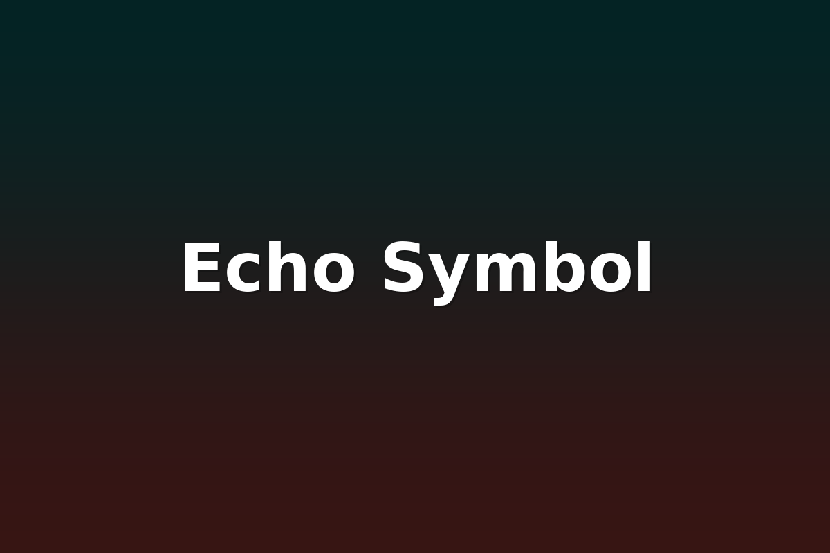Echo Symbol