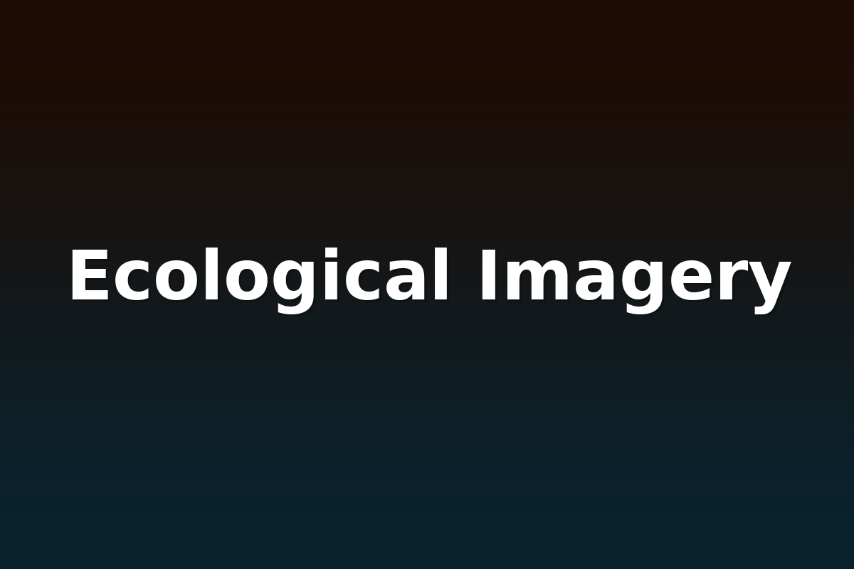 Ecological Imagery