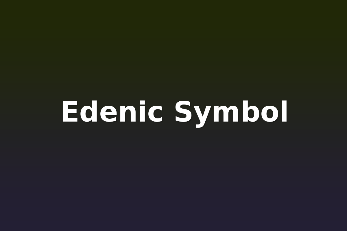 Edenic Symbol
