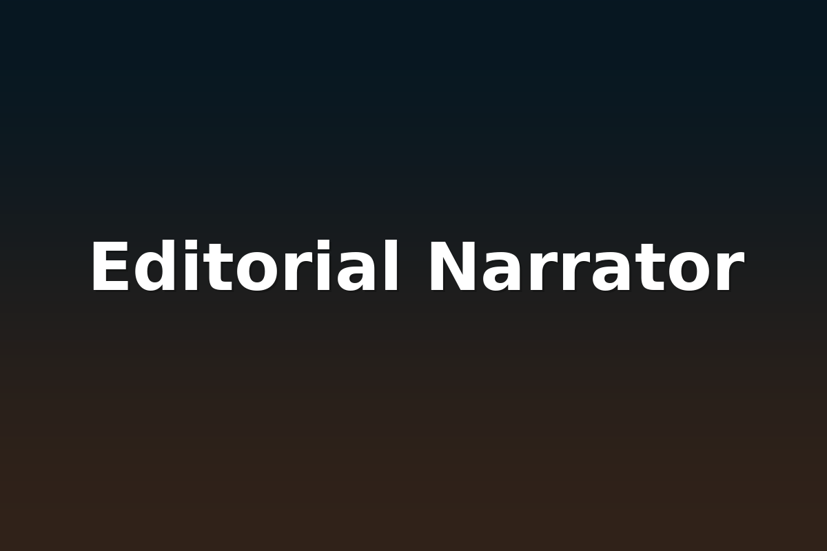 Editorial Narrator