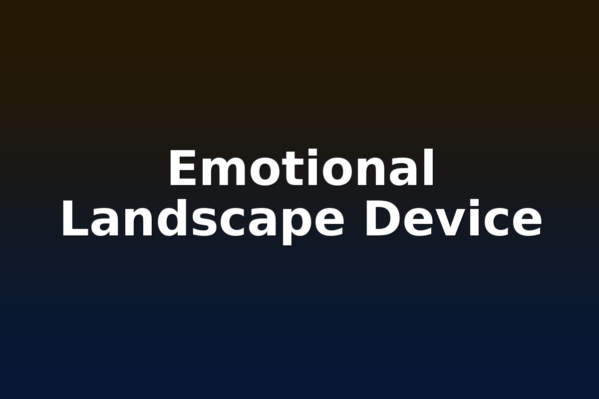 Emotional Landscape Device