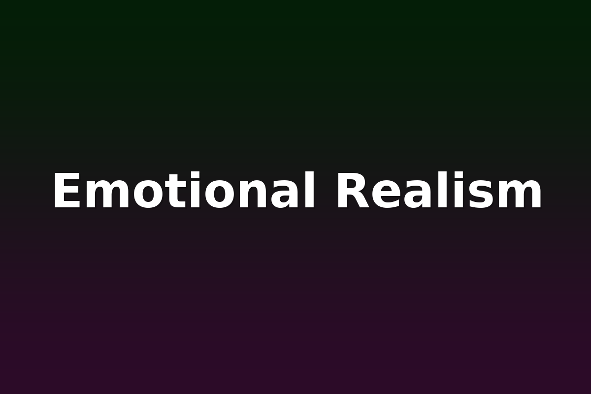 Emotional Realism
