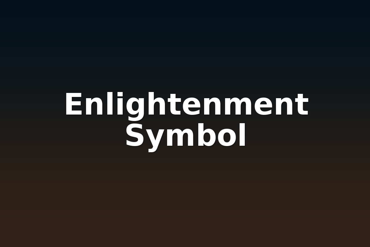 Enlightenment Symbol
