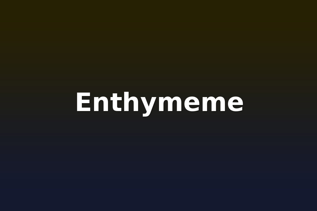Enthymeme