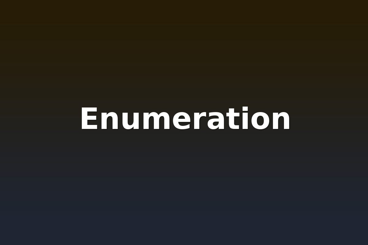 Enumeration