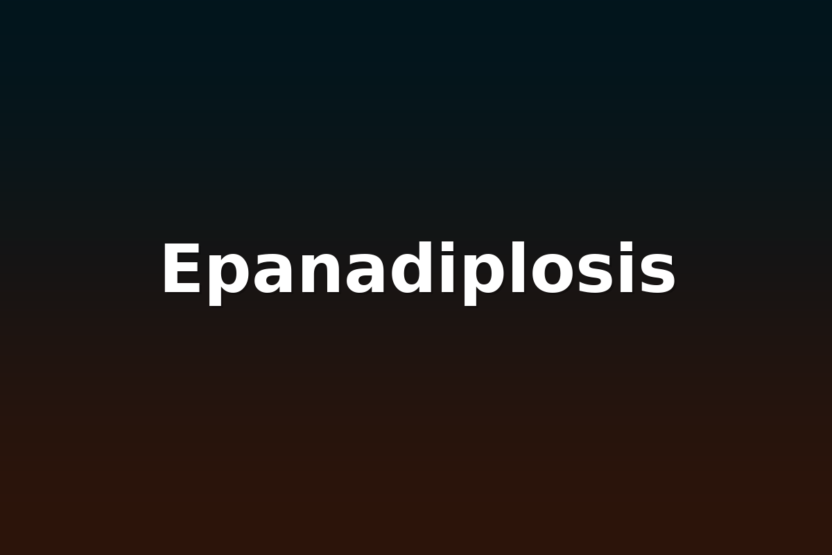 Epanadiplosis