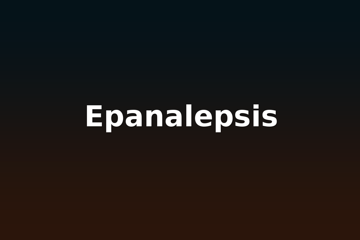 Epanalepsis