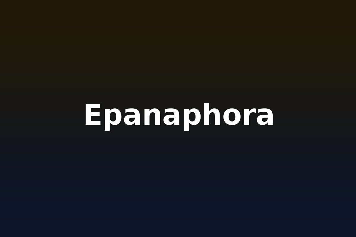 Epanaphora