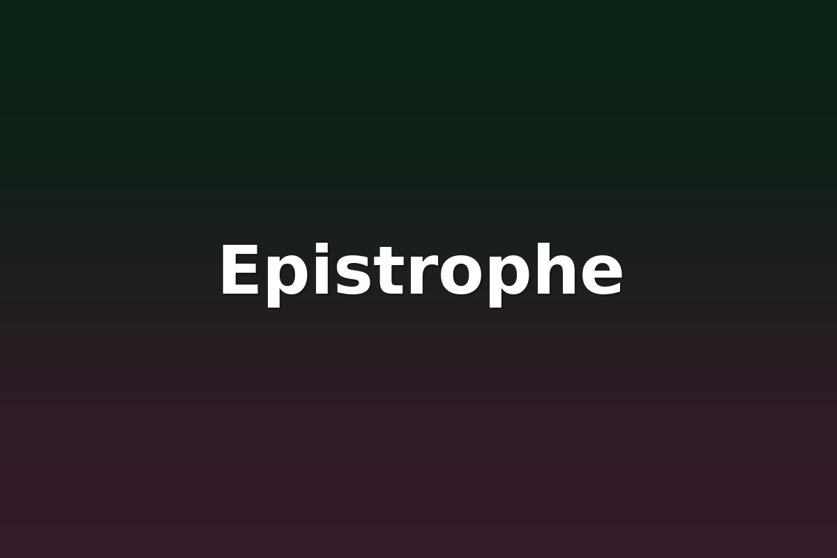 Epistrophe