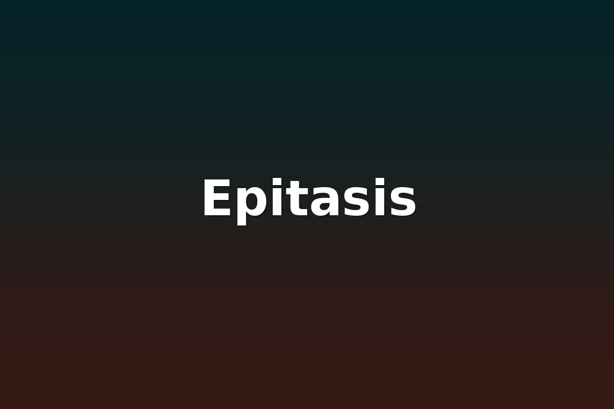 Epitasis