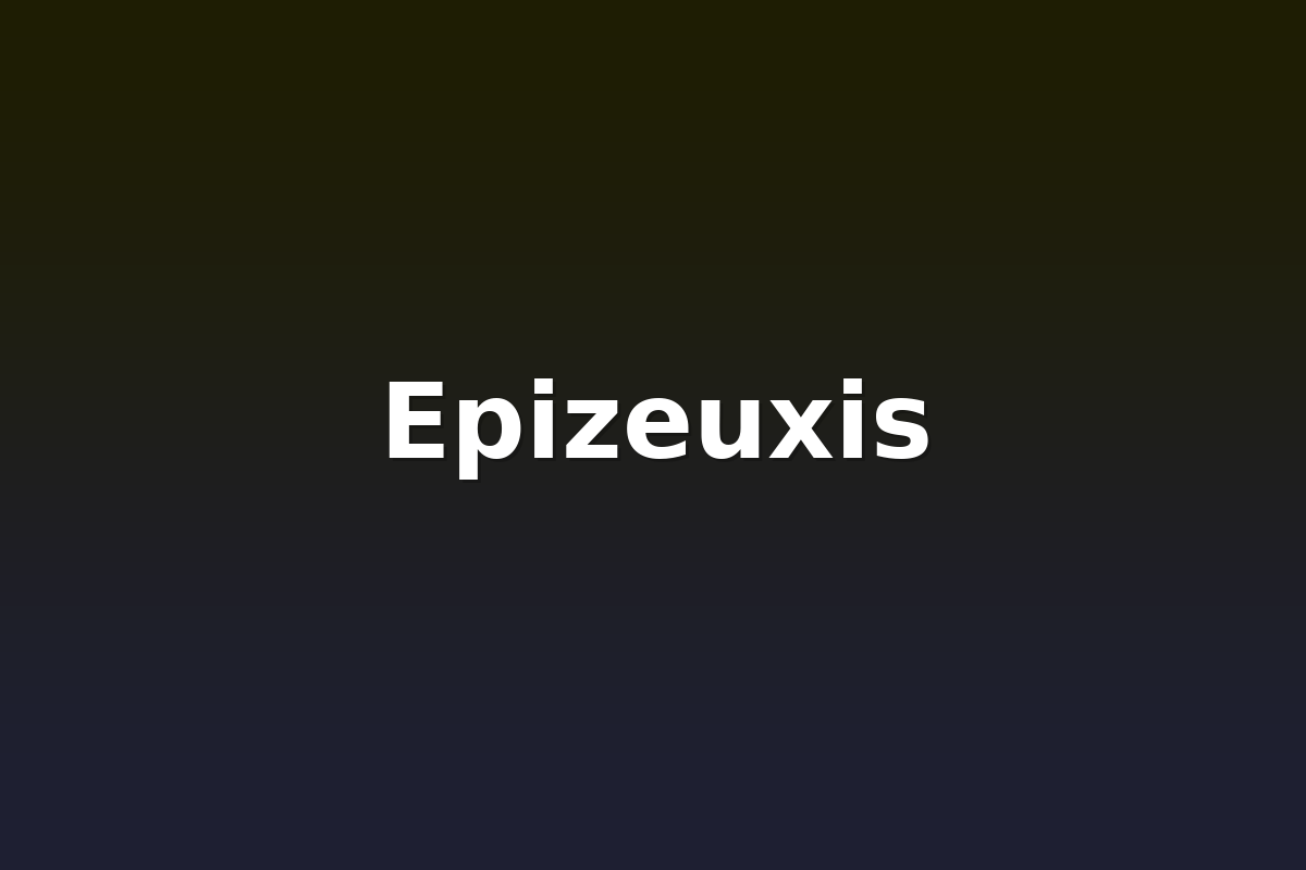 Epizeuxis