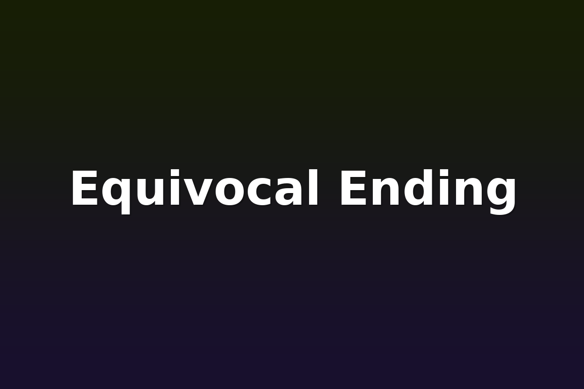 Equivocal Ending
