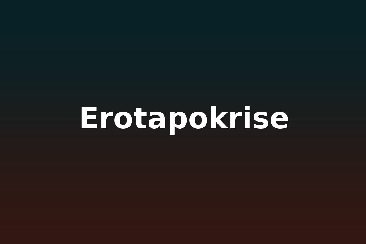 Erotapokrise