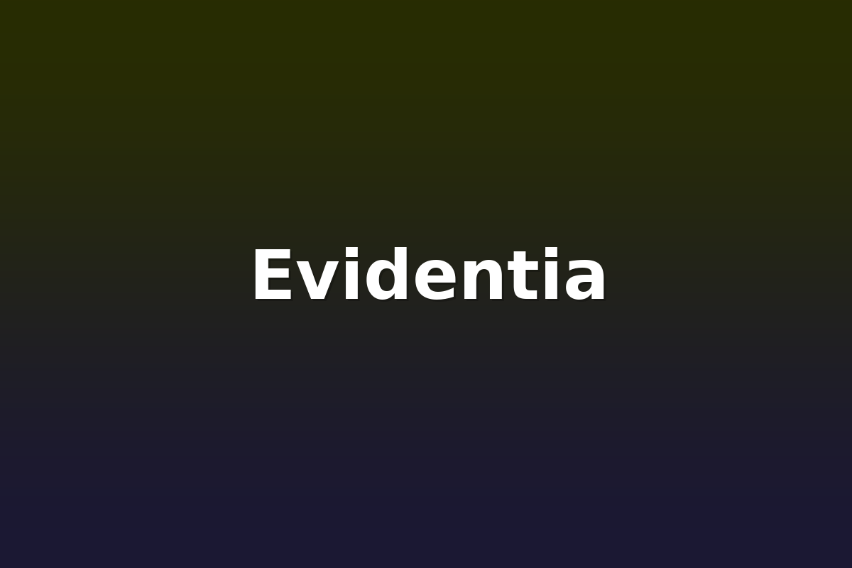 Evidentia