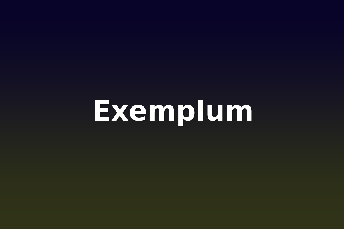 Exemplum