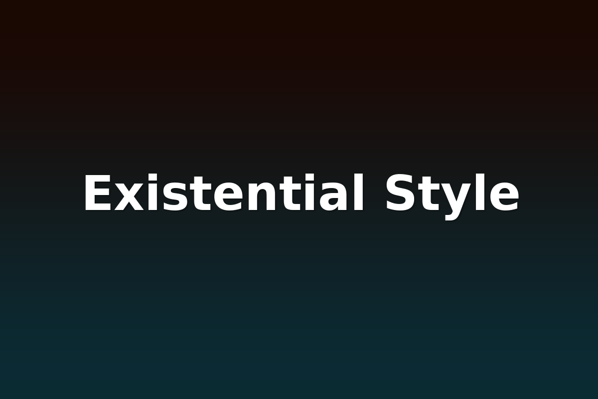 Existential Style
