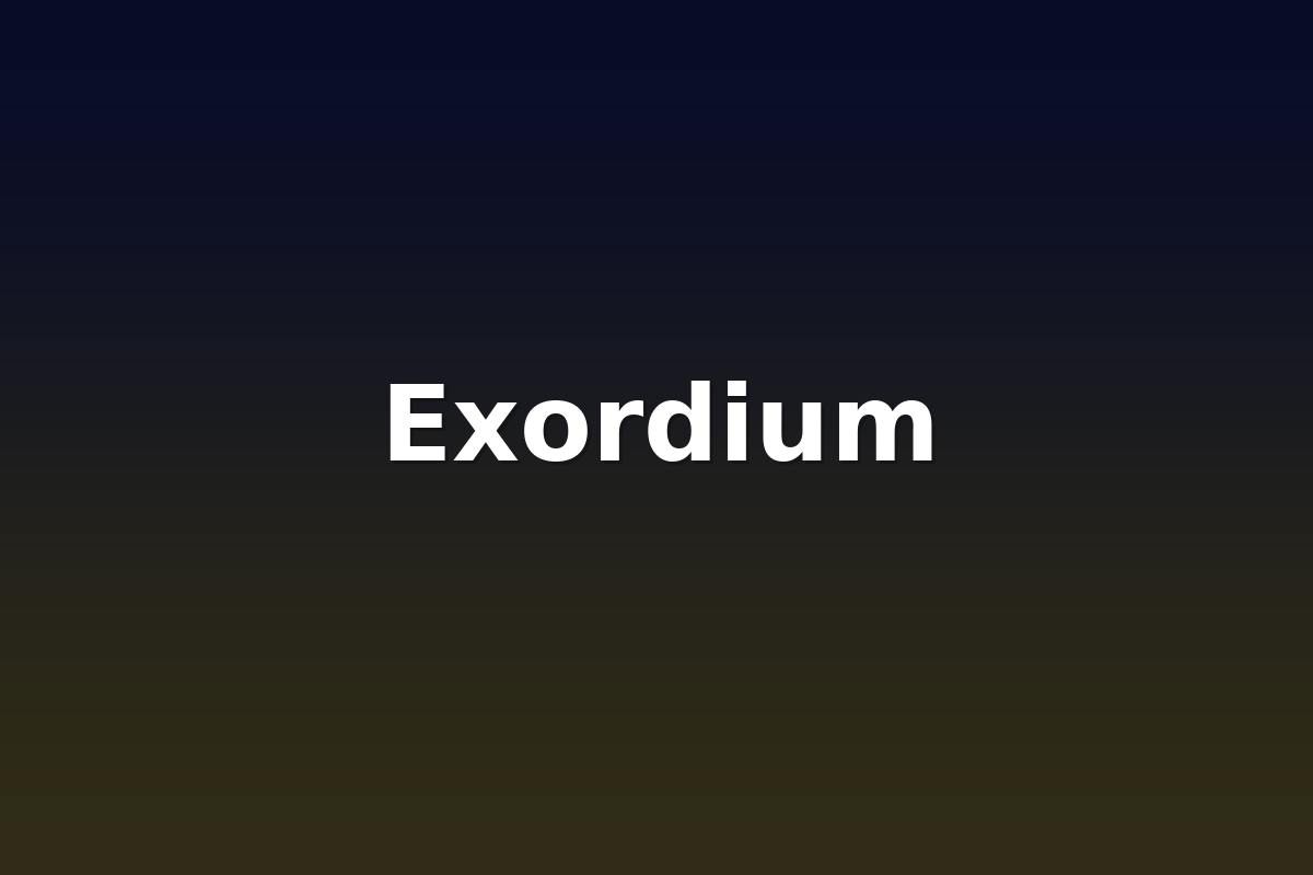 Exordium