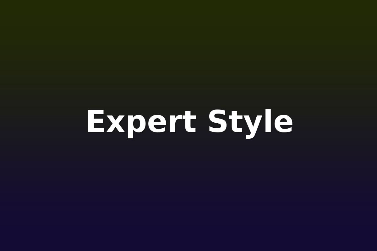 Expert Style