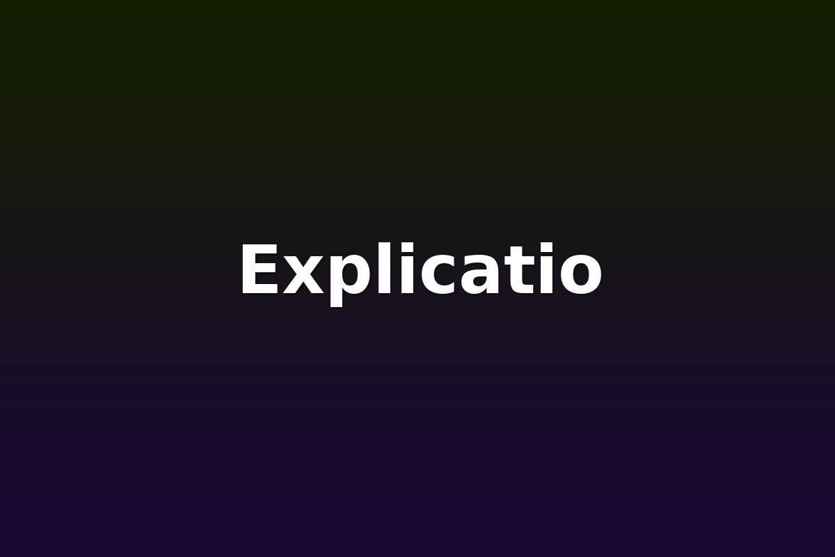 Explicatio