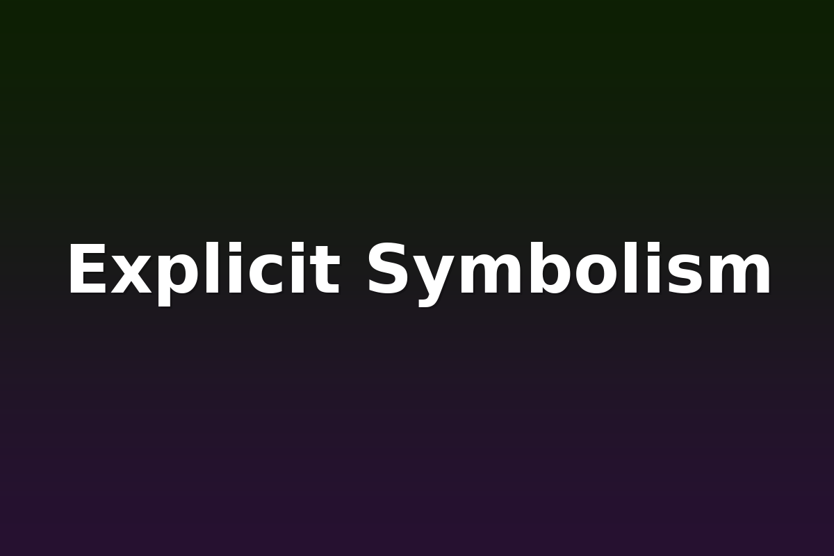 Explicit Symbolism