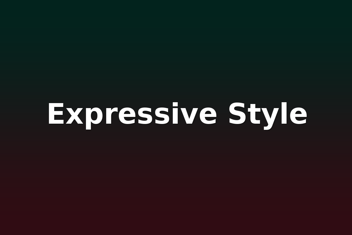 Expressive Style