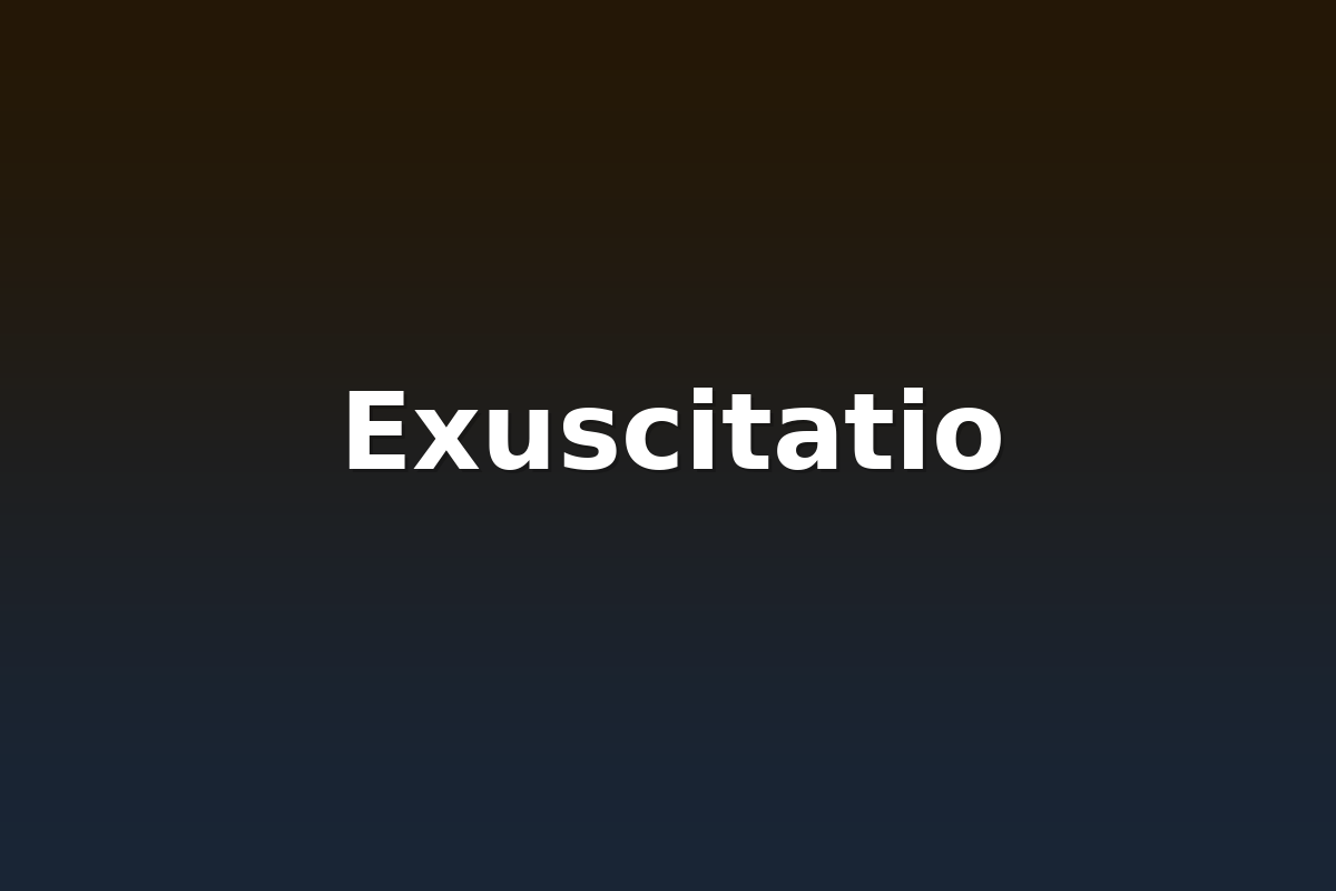 Exuscitatio