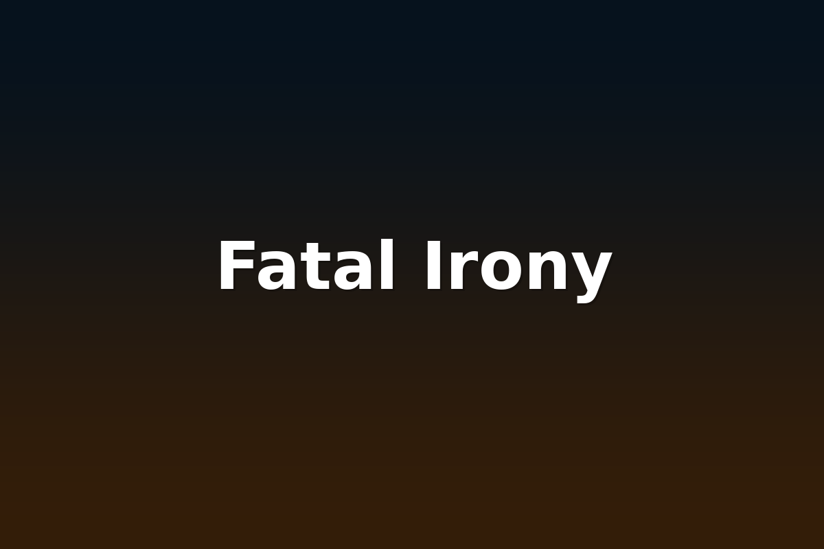 Fatal Irony