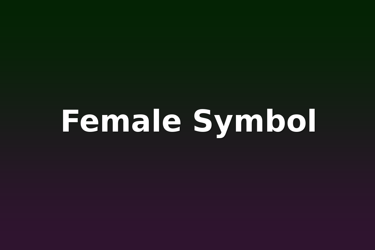 Female Symbol