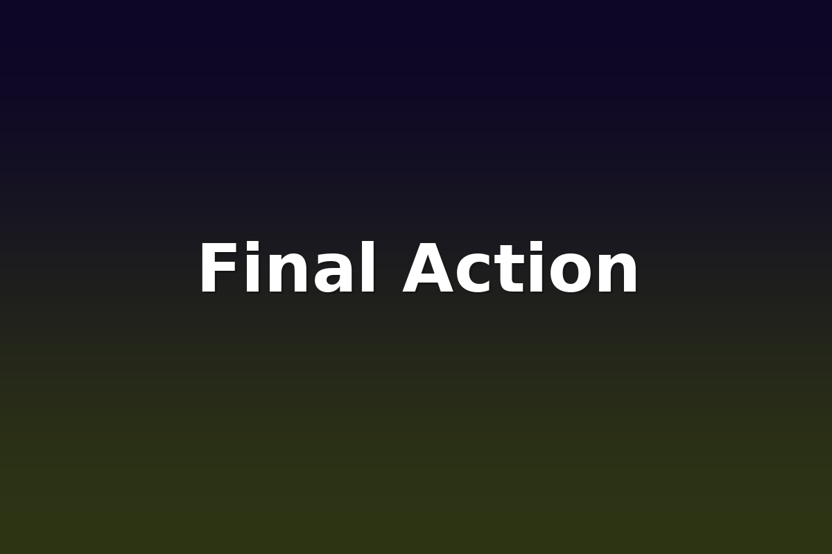 Final Action